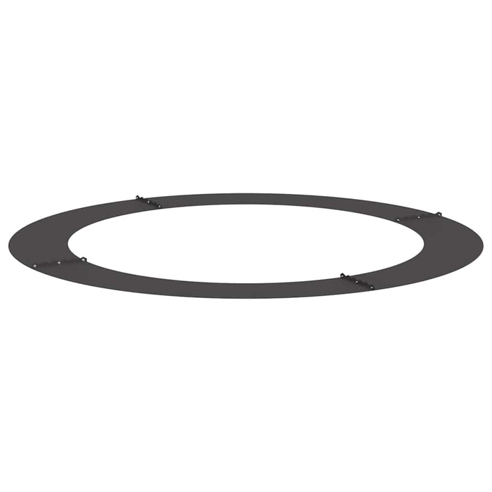 potrivit pentru inele de copac plat 5 pcs Negru Ø90 / 120 cm Oțel - WALTI WALTI