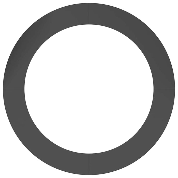 potrivit pentru inele de copac plat 5 pcs Negru Ø90 / 120 cm Oțel - WALTI WALTI