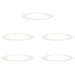potrivit pentru inele de copac plat 5 pcs Alb Ø90 / 120 cm Oțel - WALTI WALTI