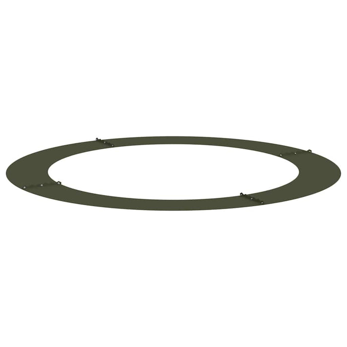 potrivit pentru inel de copac plat Olivengrønn Ø90 / 120 cm Oțel - WALTI WALTI