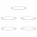 potrivit pentru inele de copac plat 5 pcs Argintiu Ø90 / 120 cm - WALTI WALTI