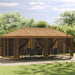 Cadru de Gazebo 6 x 3 m Negru Oțel - WALTI WALTI