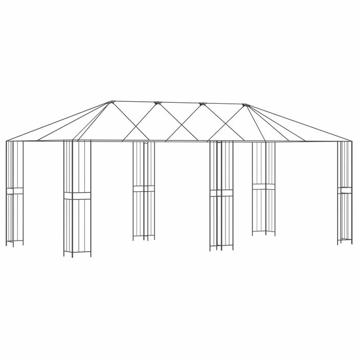 Cadru de Gazebo 6 x 3 m Negru Oțel - WALTI WALTI