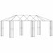 Cadru de Gazebo 6 x 3 m Negru Oțel - WALTI WALTI