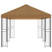 Pavilion cu panouri laterale 6 x 3 m Bej Poliester și oțel 190 - WALTI WALTI