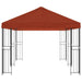 Pavilion cu panouri laterale 6 x 3 m Terracota - WALTI WALTI