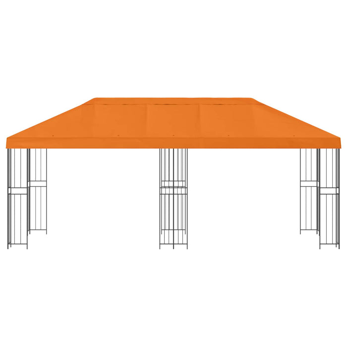 Pavilion cu panouri laterale 6 x 3 m Portocaliu - WALTI WALTI