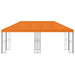 Pavilion cu panouri laterale 6 x 3 m Portocaliu - WALTI WALTI