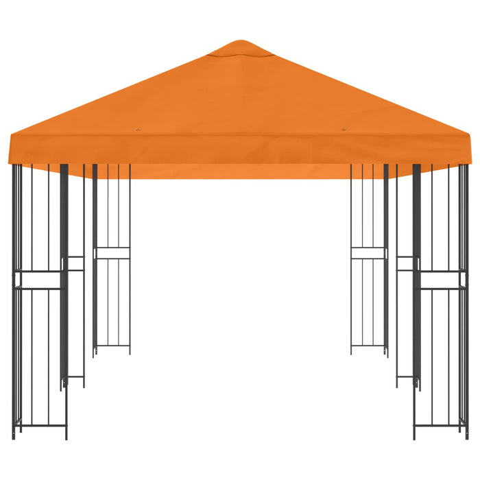 Pavilion cu panouri laterale 6 x 3 m Portocaliu - WALTI WALTI