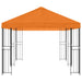 Pavilion cu panouri laterale 6 x 3 m Portocaliu - WALTI WALTI
