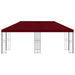 Pavilion cu panouri laterale 6 x 3 m Burgundy Poliester și oțel - WALTI WALTI