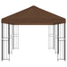 Pavilion cu panouri laterale 6 x 3 m Maro Poliester și oțel 190 - WALTI WALTI