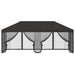 Pavilion cu panouri laterale 6 x 3 m Antracit Poliester și oțel - WALTI WALTI