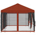 Pavilion cu panouri laterale 6 x 3 m Terracota - WALTI WALTI