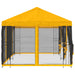 Pavilion cu panouri laterale 6 x 3 m Galben Poliester și oțel - WALTI WALTI