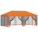 Pavilion cu panouri laterale 6 x 3 m Portocaliu - WALTI WALTI