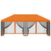 Pavilion cu panouri laterale 6 x 3 m Portocaliu - WALTI WALTI