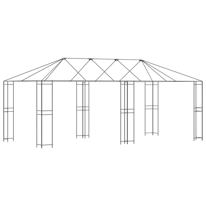 Cadru de Gazebo 6 x 3 m Negru Oțel - WALTI WALTI