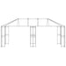Cadru de Gazebo 6 x 3 m Negru Oțel - WALTI WALTI