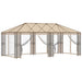 Cadru de Gazebo 6 x 3 m Negru Oțel - WALTI WALTI