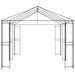 Cadru de Gazebo 6 x 3 m Negru Oțel - WALTI WALTI