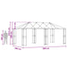 Cadru de Gazebo 6 x 3 m Negru Oțel - WALTI WALTI
