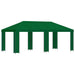 Foișor pentru Grădină 6 x 3 m Verde Poliester și oțel 190 - WALTI WALTI
