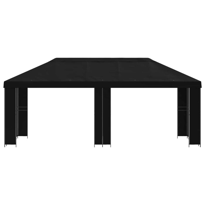 Foișor pentru Grădină 6 x 3 m Negru Poliester și oțel 190 - WALTI WALTI