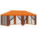 Pavilion cu panouri laterale 6 x 3 m Portocaliu - WALTI WALTI