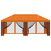 Pavilion cu panouri laterale 6 x 3 m Portocaliu - WALTI WALTI
