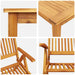 Set de masă pentru grădină 9 pcs Maro lemn masiv de acacia - WALTI WALTI
