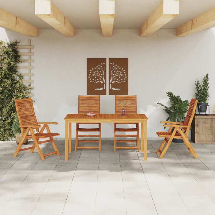 Set de masă pentru grădină 5 pcs Maro Lemn Solid de Acacia - WALTI WALTI