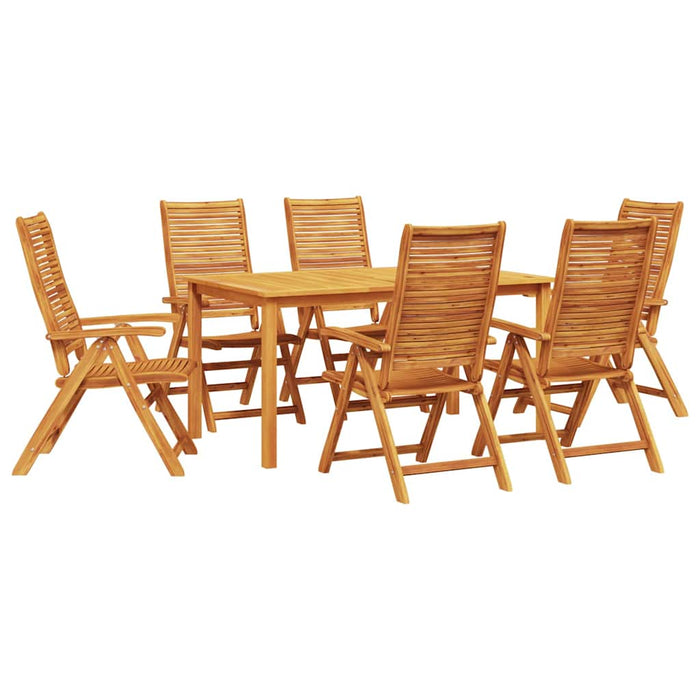 Set de masă pentru grădină 7 pcs Maro Lemn Solid de Acacia - WALTI WALTI