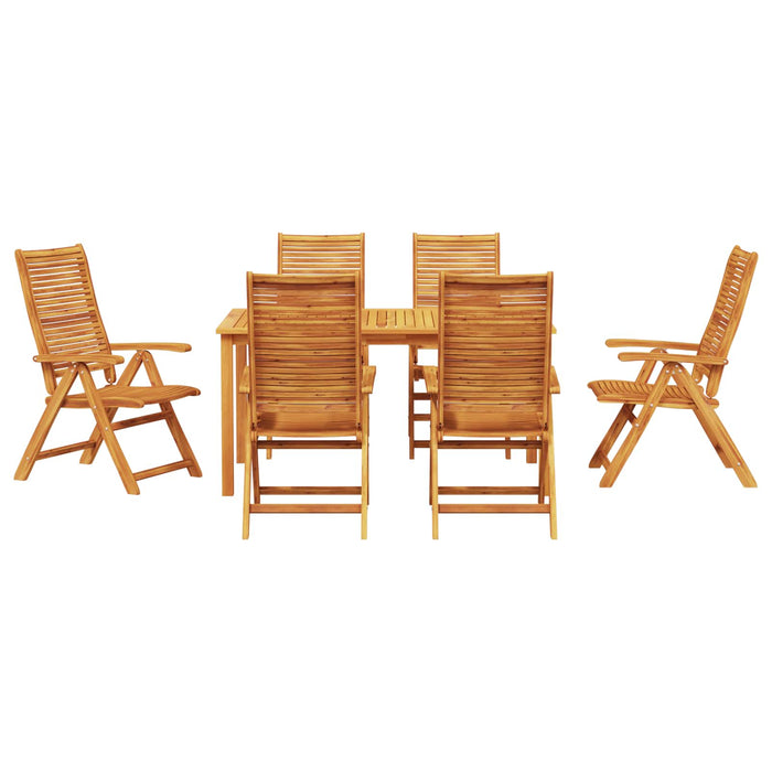 Set de masă pentru grădină 7 pcs Maro Lemn Solid de Acacia - WALTI WALTI