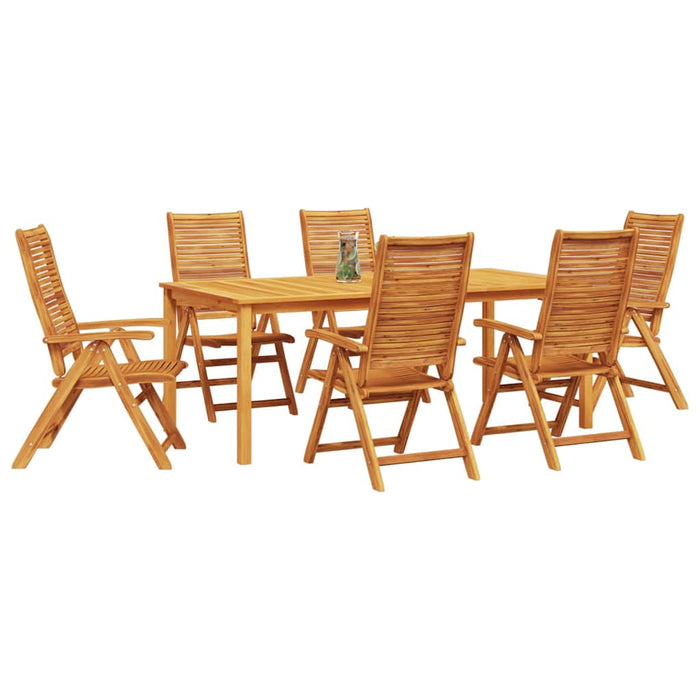 Set de masă pentru grădină 7 pcs Maro Lemn Solid de Acacia - WALTI WALTI