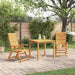 Set de masă pentru grădină 3 pcs Maro Lemn Solid de Acacia - WALTI WALTI