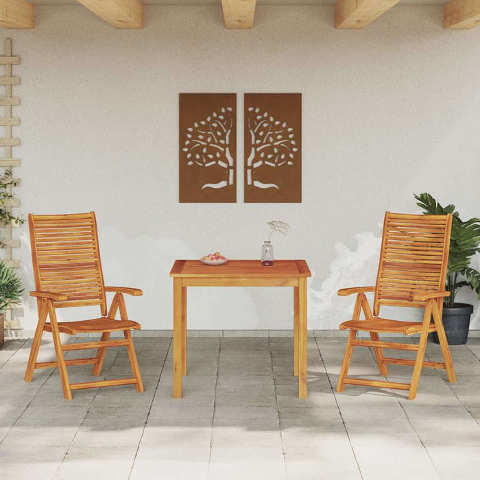 Set de masă pentru grădină 3 pcs Maro Lemn Solid de Acacia - WALTI WALTI