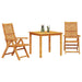 Set de masă pentru grădină 3 pcs Maro Lemn Solid de Acacia - WALTI WALTI