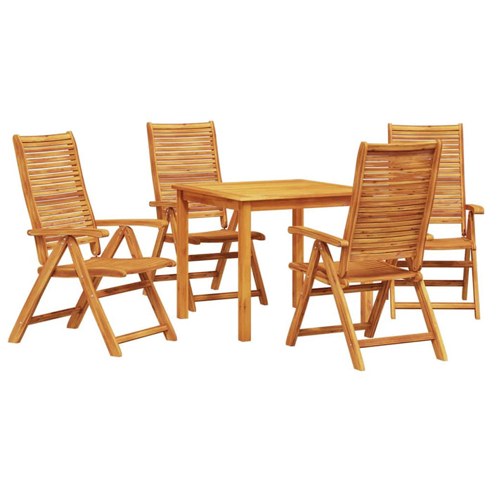 Set de masă pentru grădină 5 pcs Maro Lemn Solid de Acacia - WALTI WALTI