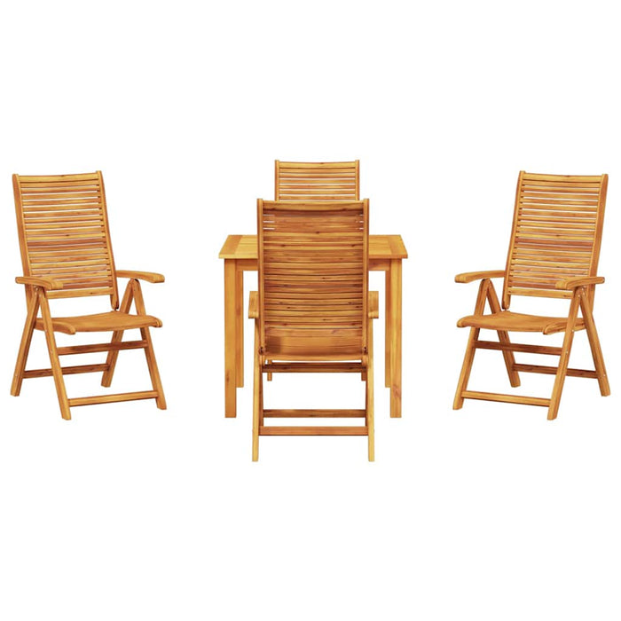 Set de masă pentru grădină 5 pcs Maro Lemn Solid de Acacia - WALTI WALTI