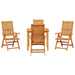 Set de masă pentru grădină 5 pcs Maro Lemn Solid de Acacia - WALTI WALTI