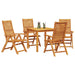 Set de masă pentru grădină 5 pcs Maro Lemn Solid de Acacia - WALTI WALTI