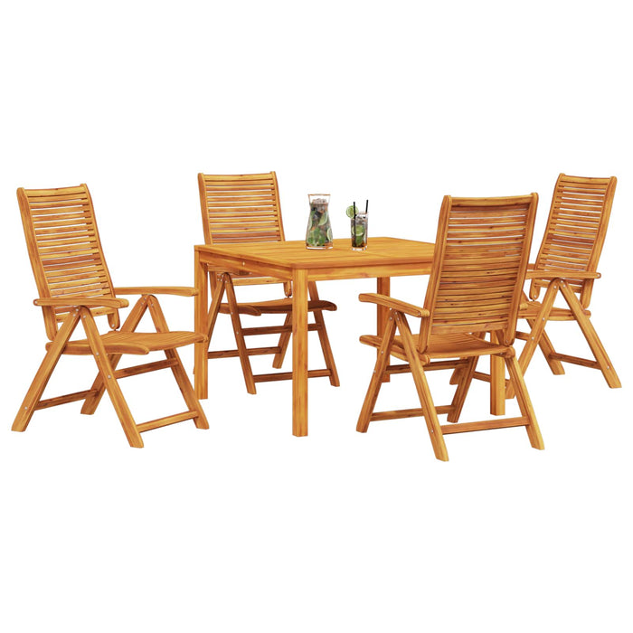 Set de masă pentru grădină 5 pcs Maro Lemn Solid de Acacia WALTI