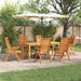 Set de masă pentru grădină 7 pcs Maro Lemn Solid de Acacia - WALTI WALTI