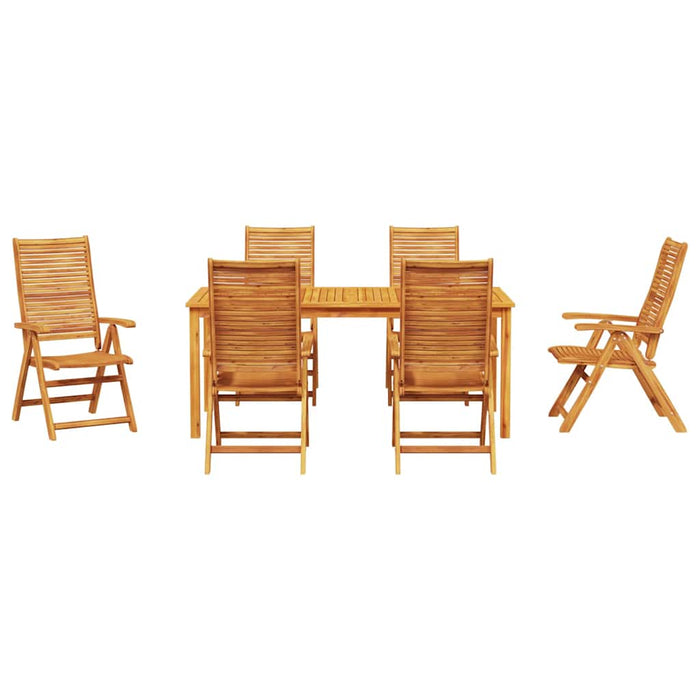 Set de masă pentru grădină 7 pcs Maro Lemn Solid de Acacia - WALTI WALTI