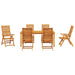 Set de masă pentru grădină 7 pcs Maro Lemn Solid de Acacia - WALTI WALTI
