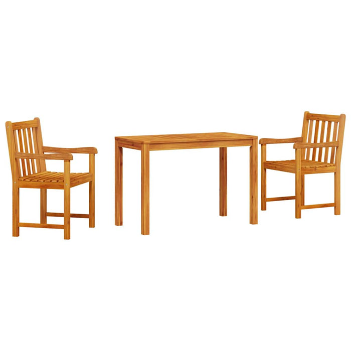 Set de dining 3 pcs Lemn natural 100-200 cm - WALTI WALTI