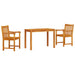 Set de dining 3 pcs Lemn natural 100-200 cm - WALTI WALTI