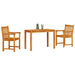 Set de dining 3 pcs Lemn natural 100-200 cm - WALTI WALTI