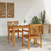Set de masă pentru grădină 3 pcs Maro Lemn Solid de Acacia - WALTI WALTI